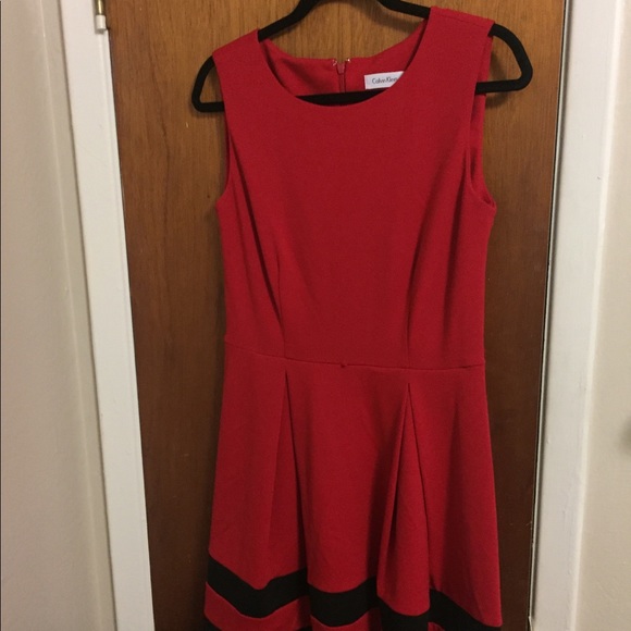 Calvin Klein Holiday dress, red - Picture 2 of 3